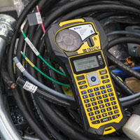 photo of Brady portable printer