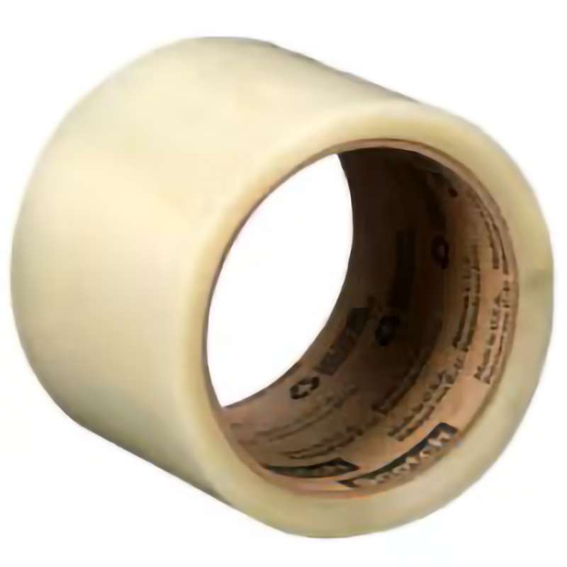 3M™ Scotch® High Tack Box Sealing Tape 371+, Clear, 72 mm x 100 m Roll, 24 per Case