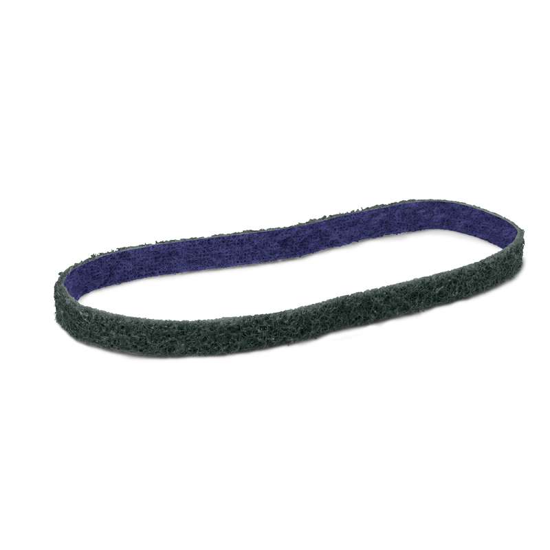 Scotch-Brite™ Durable Flex Belt, DF-BL, A/O Fine, 1/2in x 18-1/16in