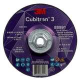 3M™ Cubitron™ 3 Cut and Grind Wheel, 88991, 36+, T27, 6 x 1/8 x 5/8in-11, ANSI, 10 per Case redirect to product page