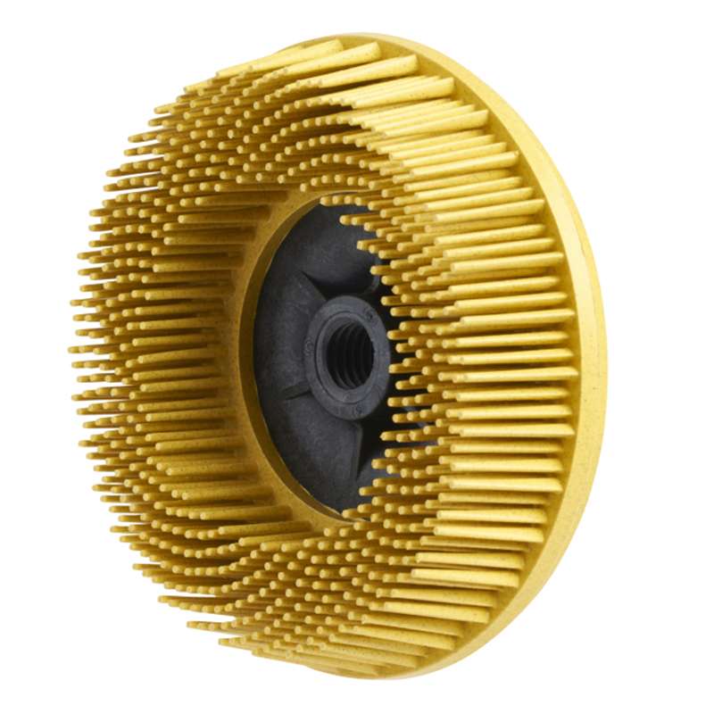 Scotch-Brite™ Bristle Disc, BD-ZB, 80, Yellow, 4-1/2 in x M14-2, 5 per inner, 10 per case