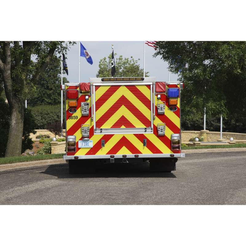 3M™ Diamond Grade™ Emergency Vehicle Markings 983-2 ES, Fluorescent Yellow, 6 in x 50 yd