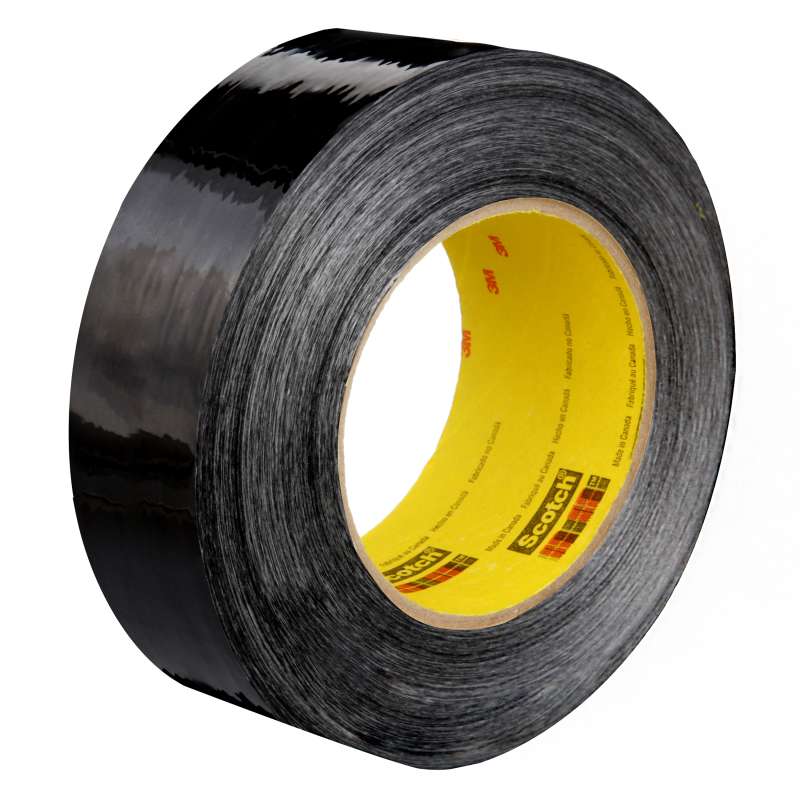Scotch® Filament Tape 890MSR, Black, 36 mm x 55 m, 8 mil, 24 rolls per case