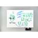 Post-it® Super Sticky Dry Erase Surface DEFSAMP-DISP, 12 in x 8 in (30.48 cm x 20.32 cm)