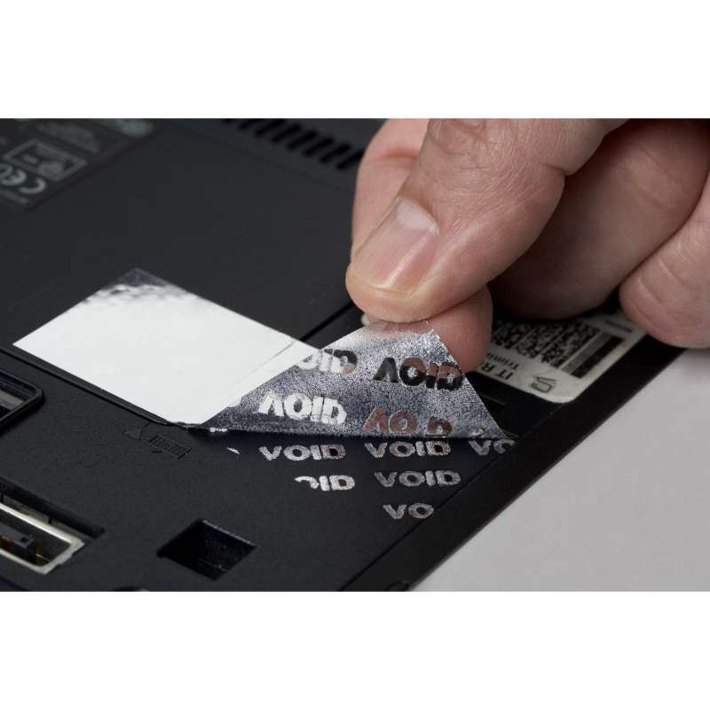 3M™ Tamper Evident Label Material 3812, Matte White Polyurethane, 6 in x 1668 ft, 1 Roll/Case