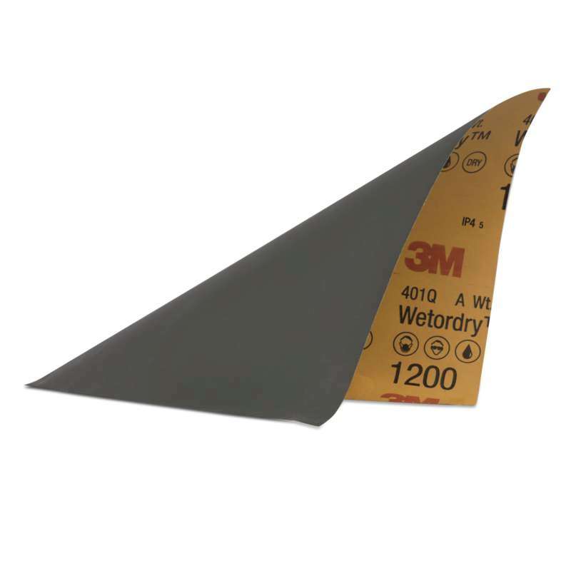 3M™ Wetordry™ Sandpaper, 32022, 9 in x 11 in, 1200 Grit, 5 sheets per pack, 20 packs per case