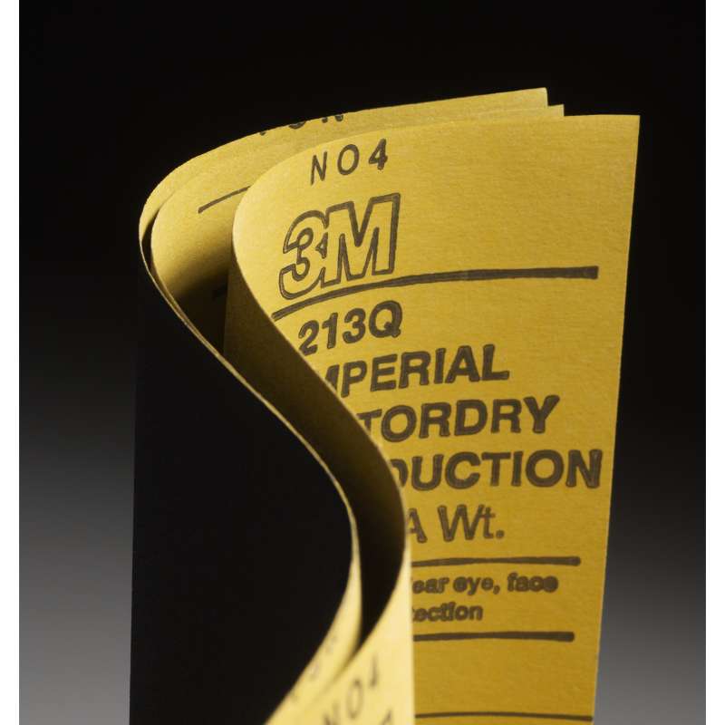 3M™ Wetordry™ Paper Sheet 213Q, 4 7/16 in x 4 7/16 in P800 A weight, 300 per inner 3000 per case