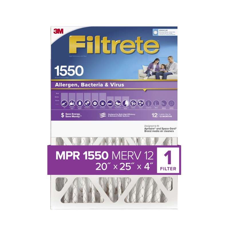 Filtrete Allergen Reduction Filters Display DP03-HDW-DC5, 5 Filters/Tray