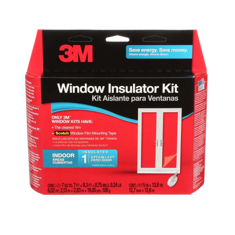 3M™ Indoor Window Insulator Kit - Patio Door 2144-EP, 84 in x 112 in