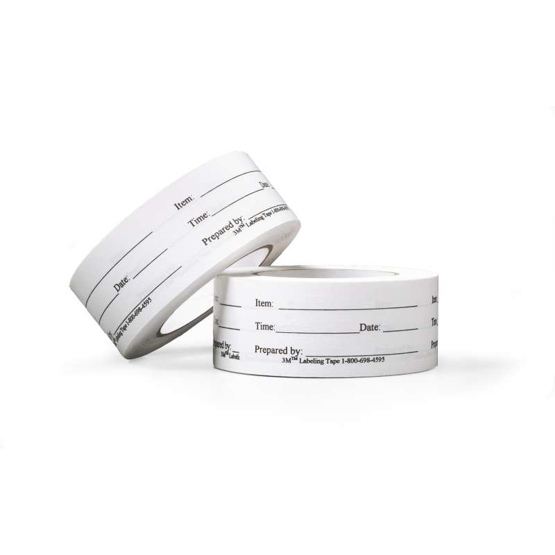 3M™ Foodservice Printed Label Tape FSPT-2, 48 mm x 55 m, 4/Case