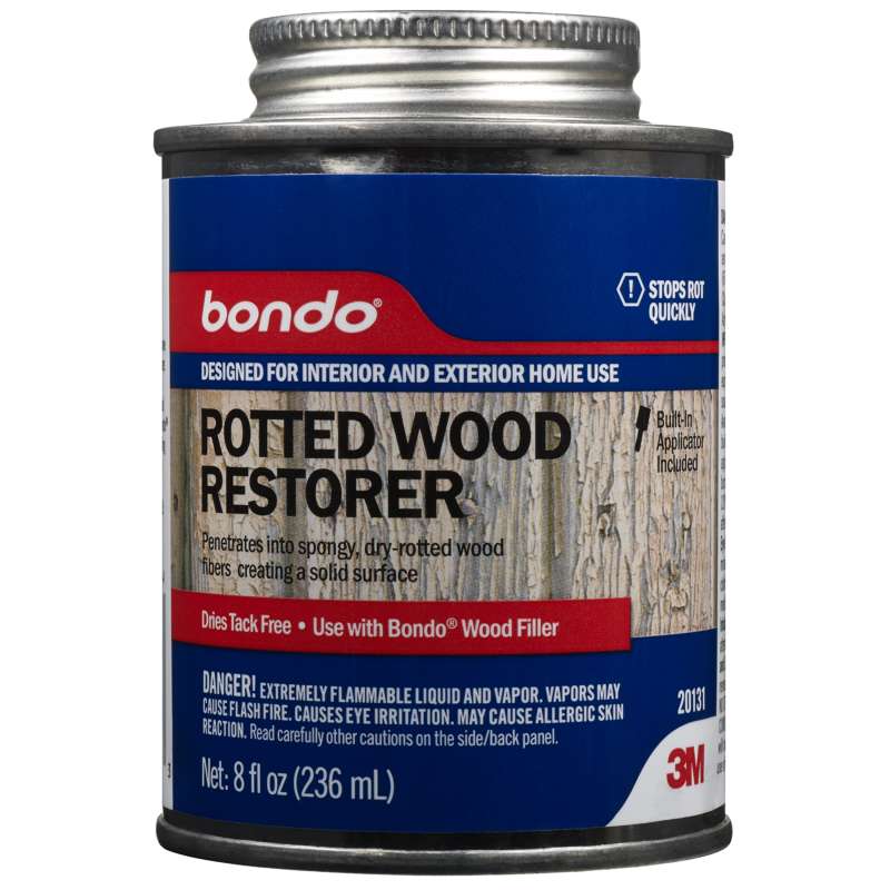 Bondo Rotted Wood Restorer, 20131, 8 oz, 6 per case