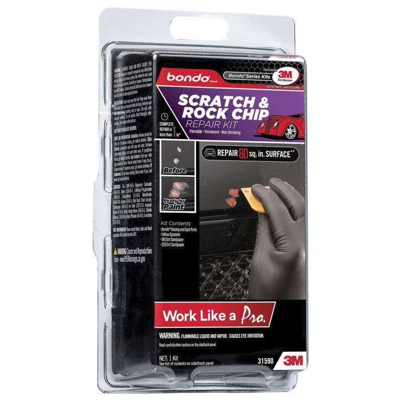 Bondo® Scratch and Rock Chip Repair Kit Clamshell, 31590, 6 kits per case
