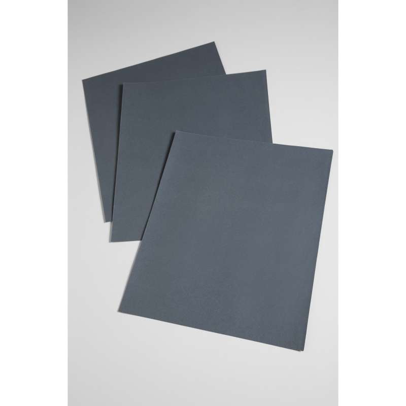 3M™ Wetordry™ Abrasive Sheet 413Q, 35416, 15 7/8 in x 15 7/8 in, 600 grit, 50 sheets per pack, 5 packs per case