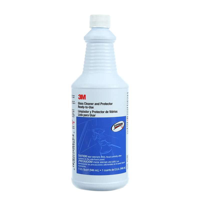 3M™ Glass Clean & Protector, 1 Quart, 12/Case