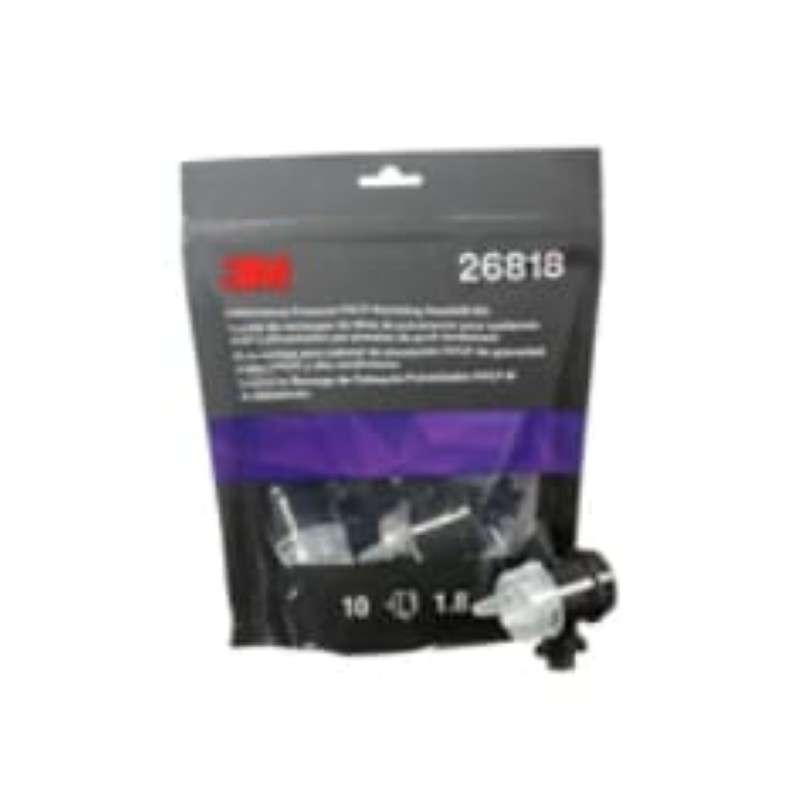 3M™ Performance Pressure HVLP Atomizing Head Refill Kit 26818, Clear, 1.8, 10 pack, 5 Packs/Case