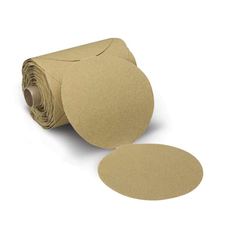 3M™ Stikit™ Paper Disc Roll 236U, P100 C-weight, 5 in x NH, Die 500X, 100 Discs/Roll, 4 Rolls/Case