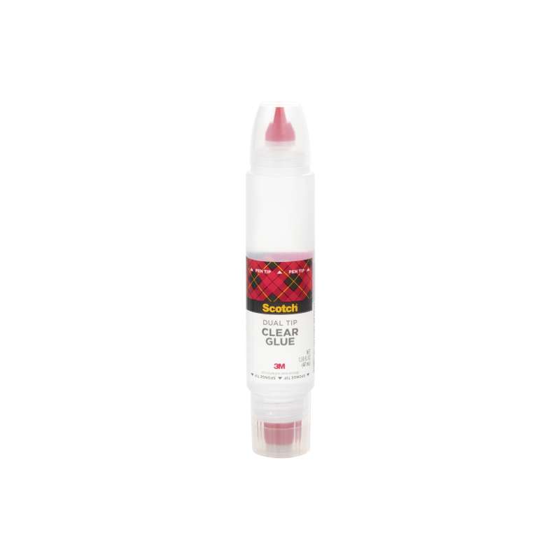 Scotch® Clear Glue in 2-way Applicator, 6050, 1.6 oz