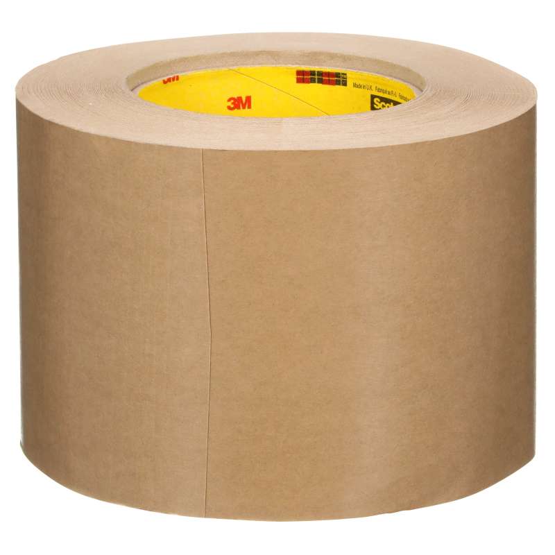 3M™ Flatback Tape 2517, Medium Brown, 100 mm x 55 m, 6.5 mil, 8 per case
