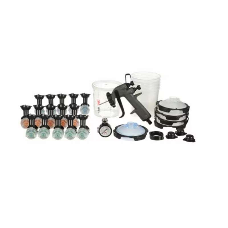 3M™ Performance Gravity HVLP Atomizing Head Refill Kit 26709, White, 0.9, 5 pack, 5 Packs/Case
