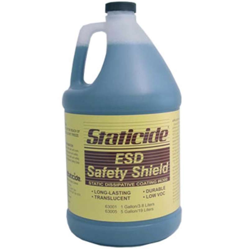 ESD-Safe Staticide Safety Shield Coating, 1 Gallon