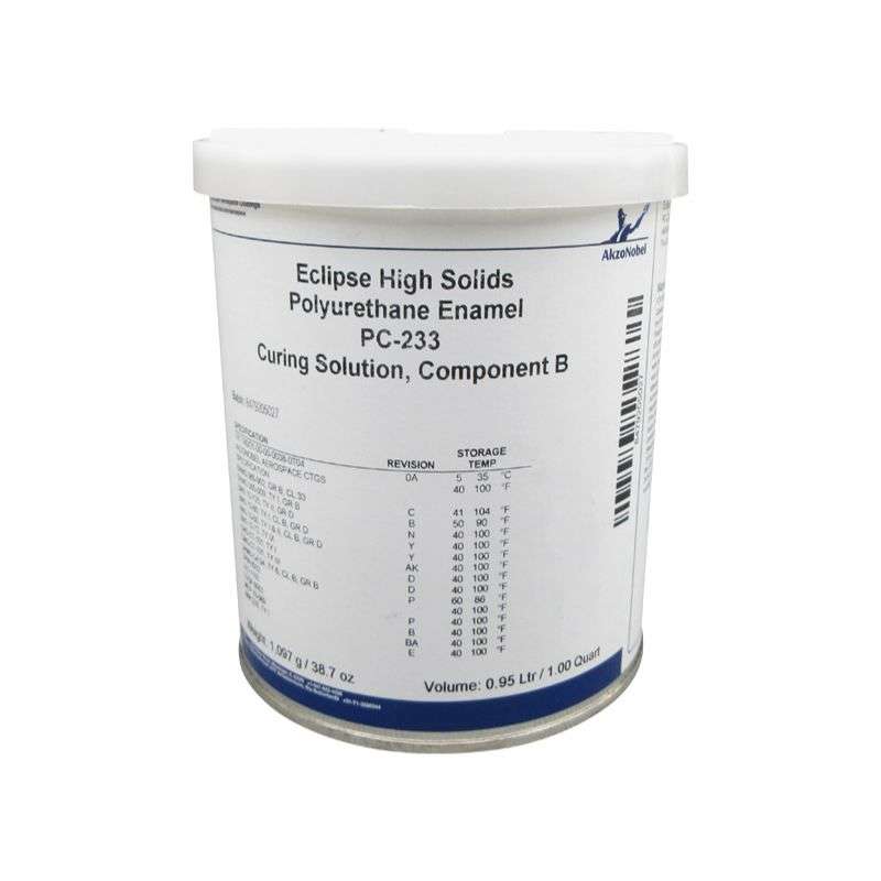 PC-233 Eclipse High Solids Polyurethane Enamel Curing Solution, 1 Gallon