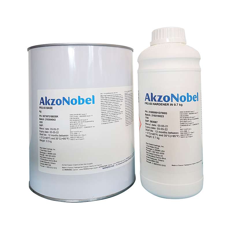 FR2-55 Polyurethane Semi-Gloss Cabin Interior Topcoat, Smoke White, 3.5kg Kit