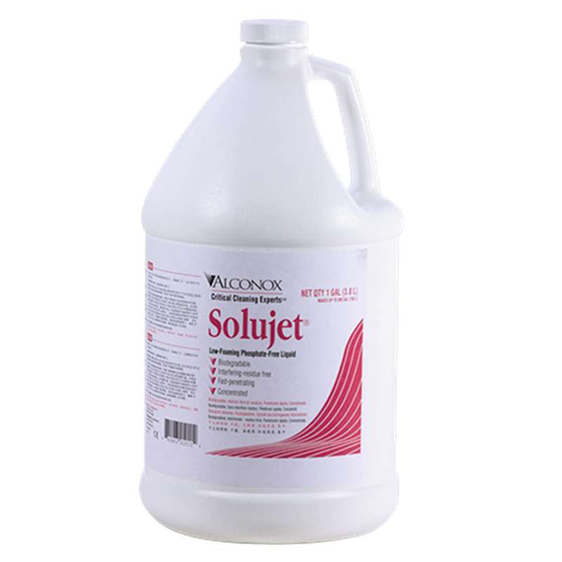 Solujet Liquid Detergent, Low-Foaming Phosphate Free, 4 gallon per case