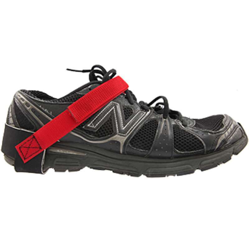 Stretch Hook and Loop Heel Ground with 1 Megohm Resistor, Red and Black