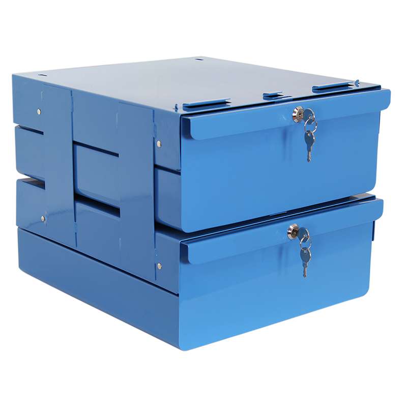 Double Stacked 6"/6" Steel Drawers, 12" Overall