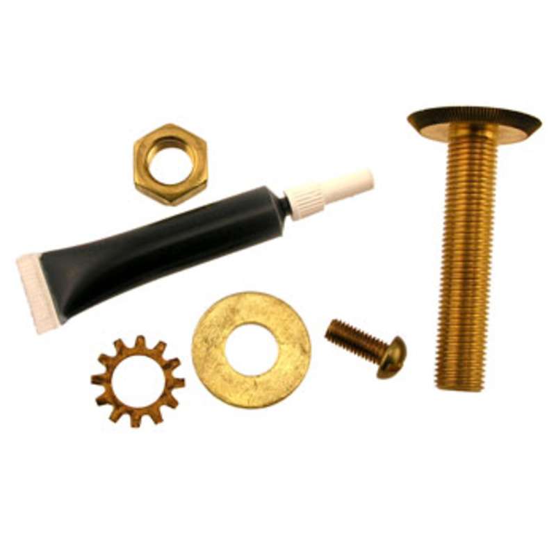 2" Brass Flush Mount Ground Bolts used with ESD Laminate Bench Tops