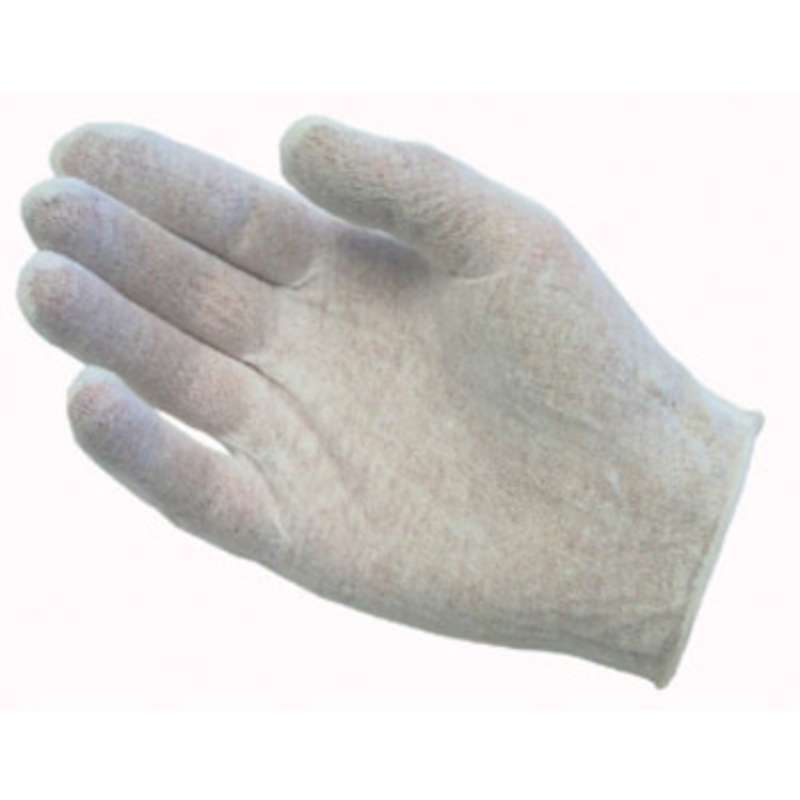 Premium Heavy Weight Cotton Inspection Gloves Unhemmed, Mens
