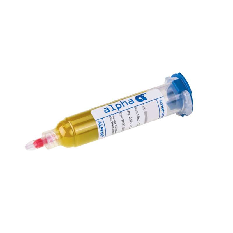 ALPHA HiTech 130DHF-3 Surface Mount Adhesive, 12 Grams Syringe