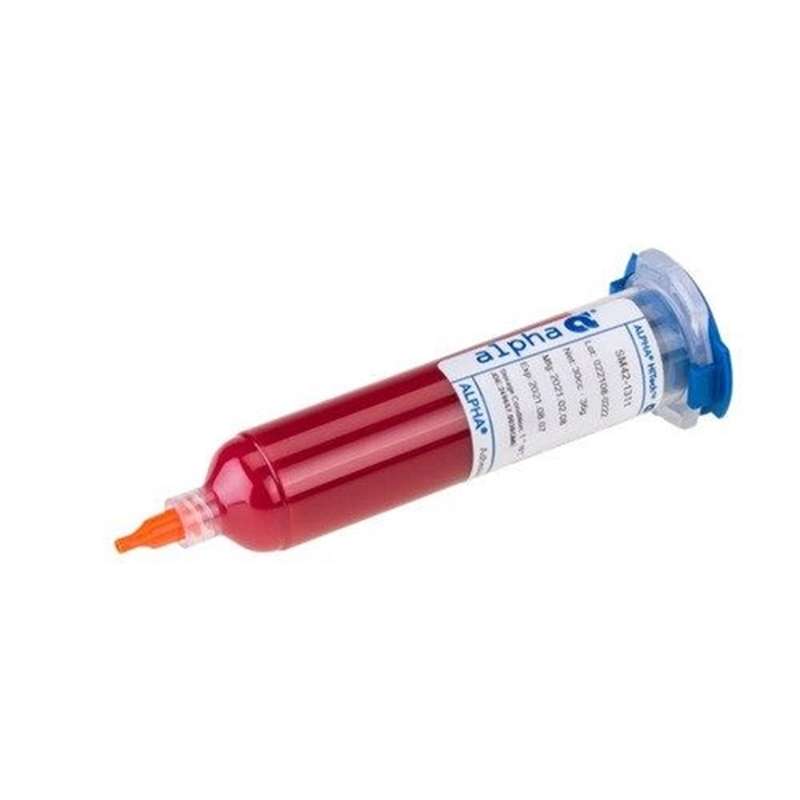 ALPHA HiTech SM42-1311 SMD Adhesive, 30cc EFD Syringe, 36 grams