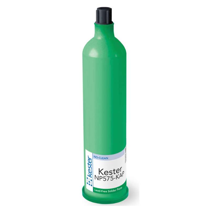 Kester NP575-KAP Solder Paste, SAC305, T4, 88.8-4-M17, 600g Cartridge