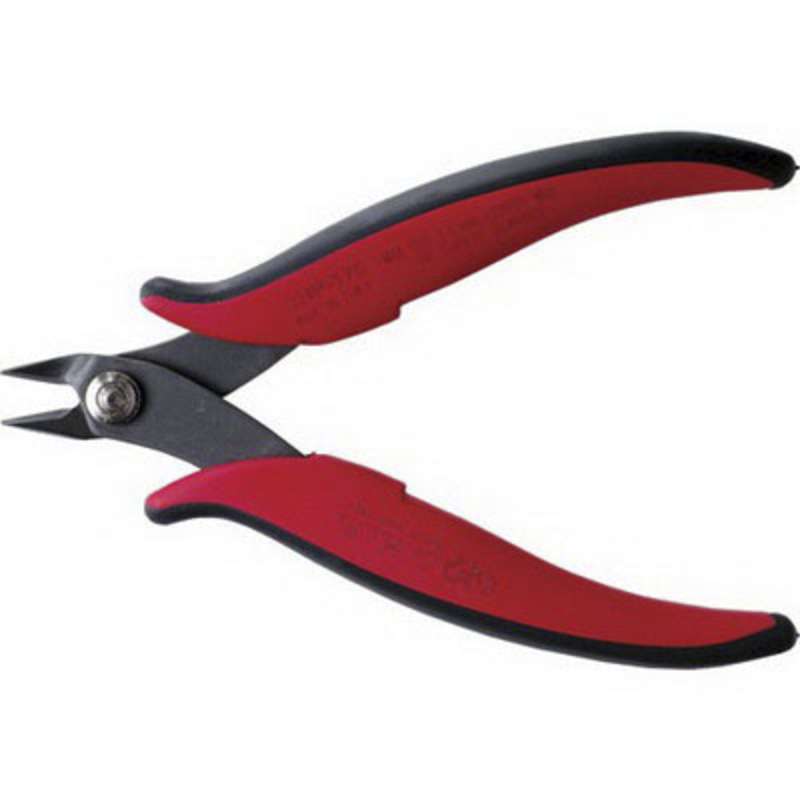 Precision Micro Cutter for Flush Cut with Safety Clip, 20 AWG