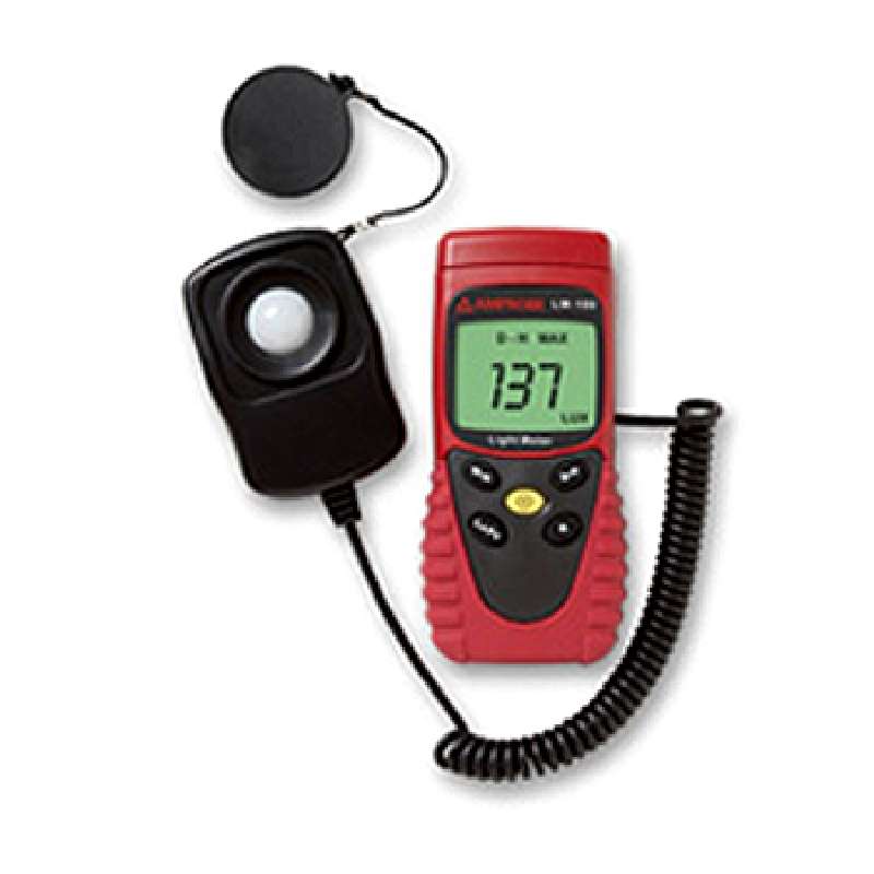 Light Meter with Data Hold and Case