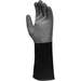 ChemTek™ Polymer Rough Finish Black 14mil Butyl Glove, X-Large, 14" Long, 12-Pair per Bag