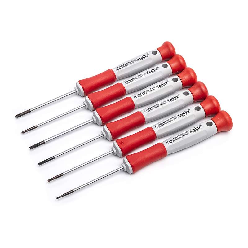 ESD-Safe Precision Slotted and Phillips Electronic Screwdriver Set