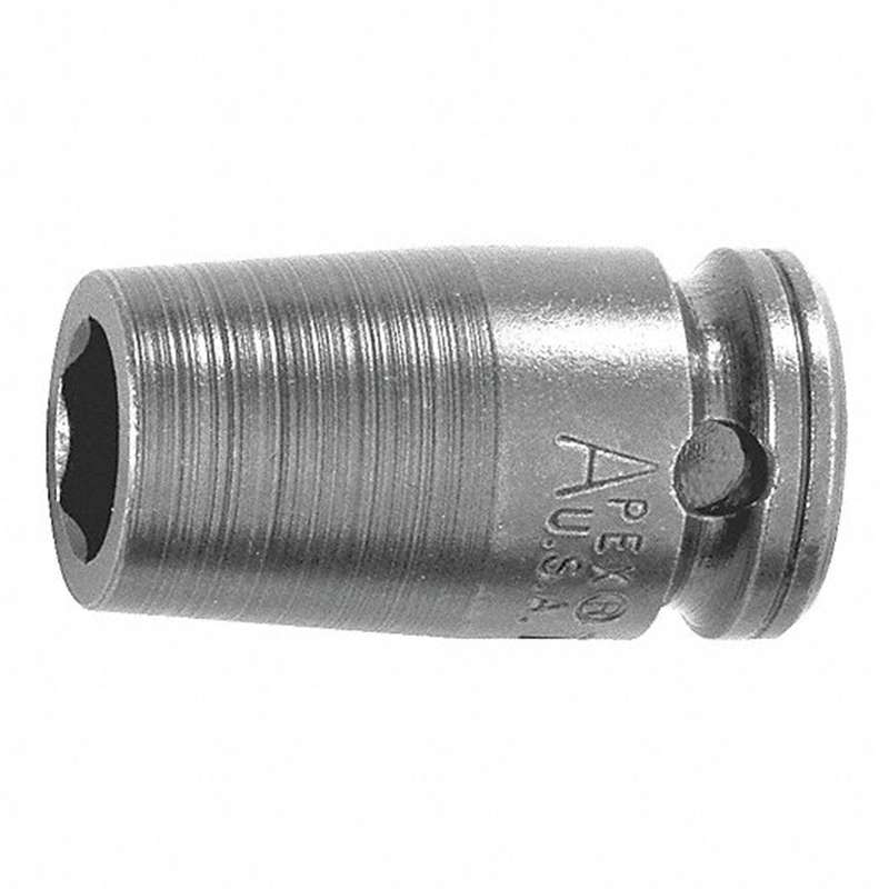 Square Socket 7/16", Square Drive 1/4", 6 Point, High-Grade Steel