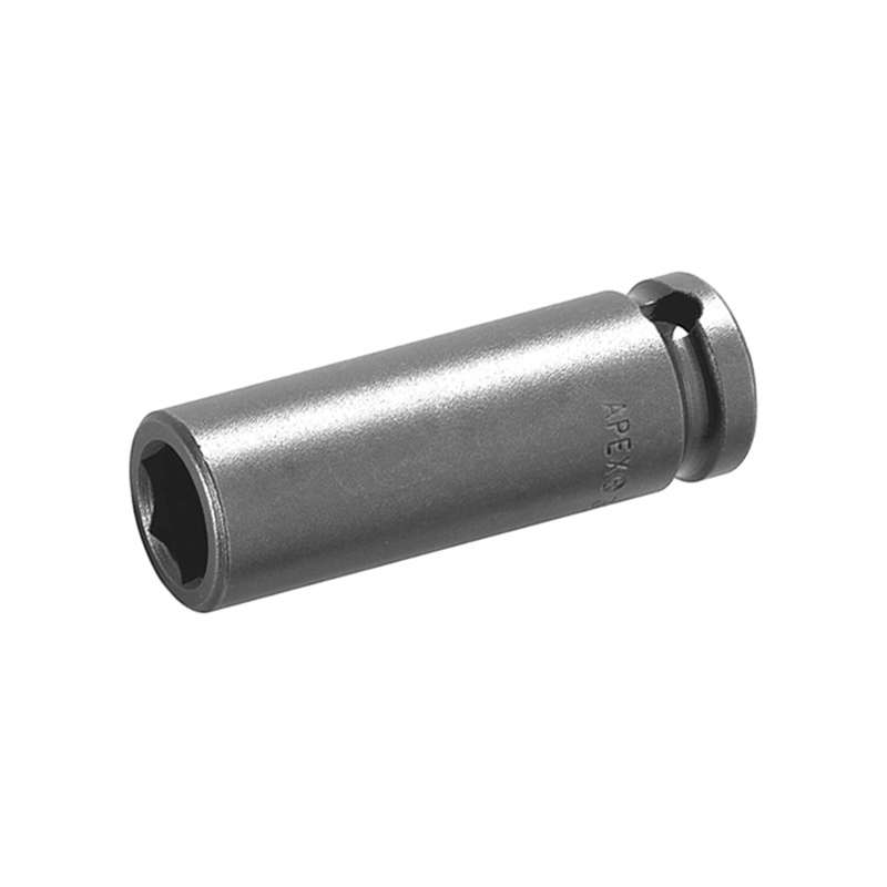 Long 6 Point Magnetic Bolt Clearance Metric Socket for 1/4" Square Drive, 13mm x 1-3/4" Long