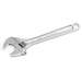 Adjustable Wrench, 12" Chrome, Carded