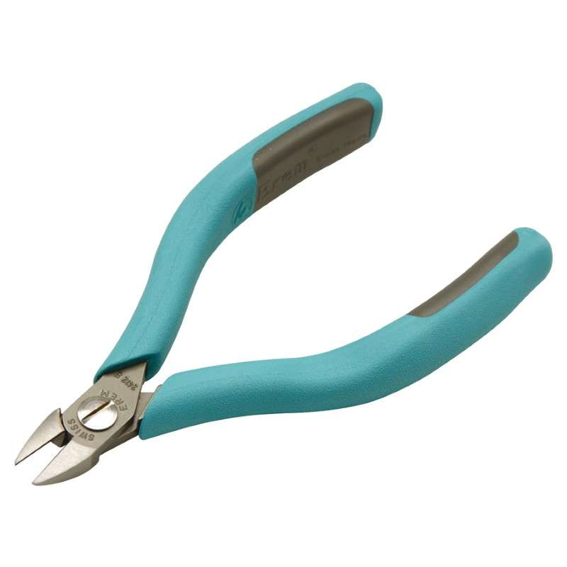 5" ESD Safe Flush Oval Head Side Cutter with Wire Holder