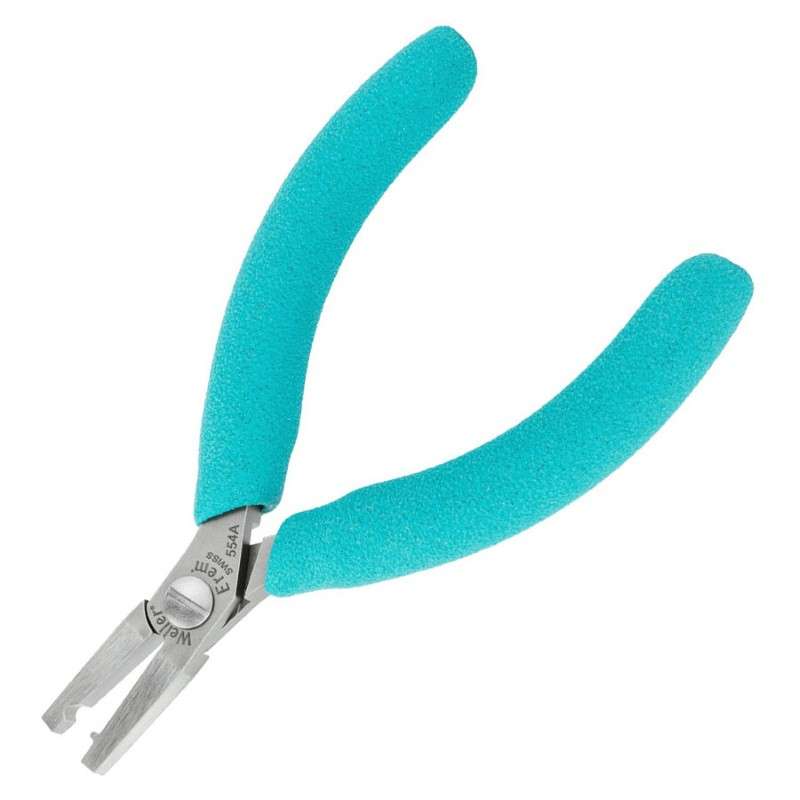 Pliers, Narrow Head, U-Shape, Axial Forming, ESD Safe, Ergonomically-Shaped Handles