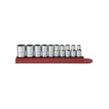 10-Piece Socket Set, SAE 1/4" Drive, 12-Point redirect to product page