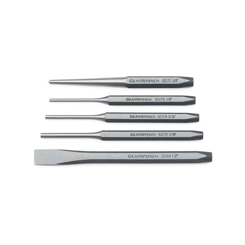Punch and Chisel Set, 5-Piece