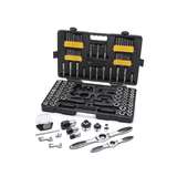 SAE/Metric Ratcheting Tap and Die Set, 114-Piece redirect to product page