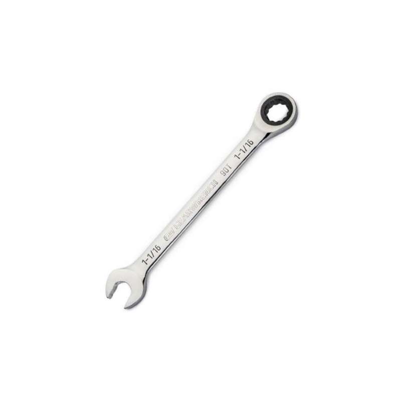 Ratcheting Combination Wrench, 90-Tooth, 1-1/16"
