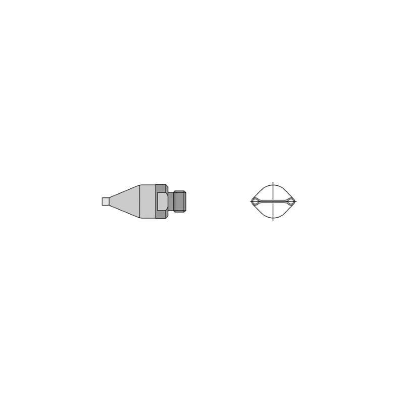 Dual Nozzle, Diameter ø 1.5 mm, Length 10 mm