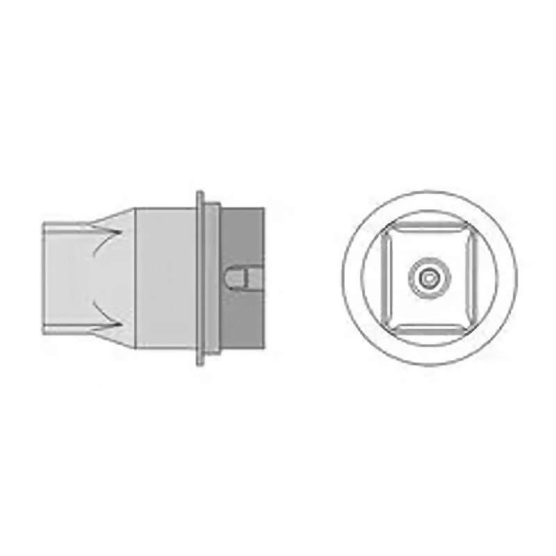 Hot Air Nozzle, 15.5 x 13.0 mm, Four Sides Heated