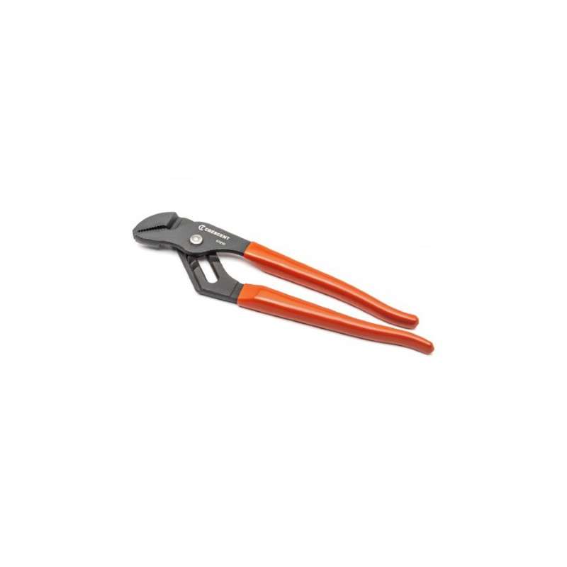 Pliers, Tongue and Groove, Straight Jaw, Dipped Handle, 10in